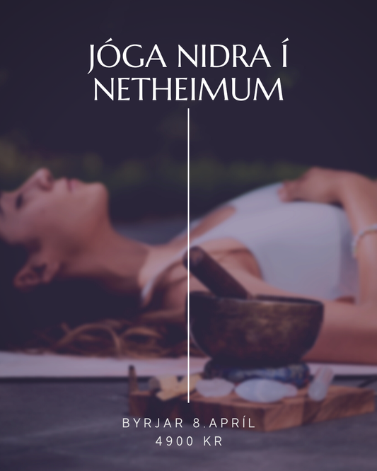 Jóga nidra í netheimum - námskeið í apríl 2026